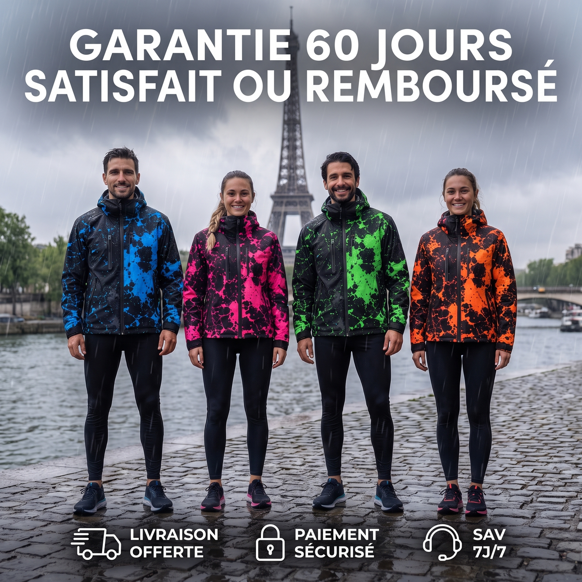 Garantie 60 jours satisfait ou remboursé
