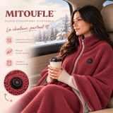MITOUFLE plaid chauffant portable - la chaleur partout