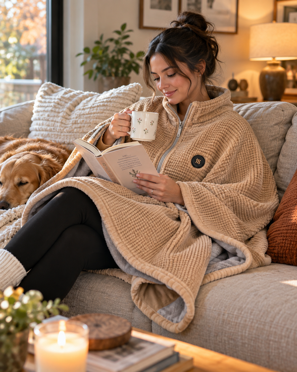 Cocooning sur le canapé